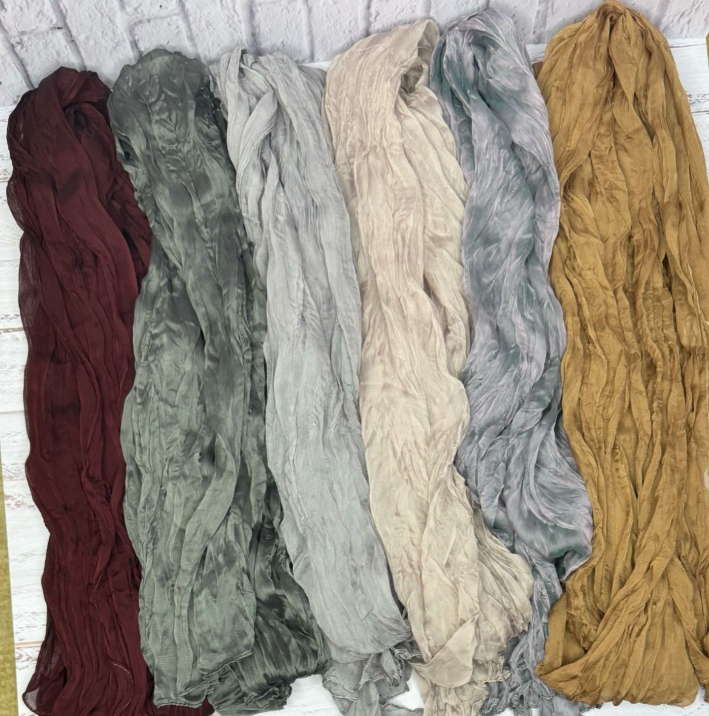 شال حریر نخ هولوگرامی ‏‌‎