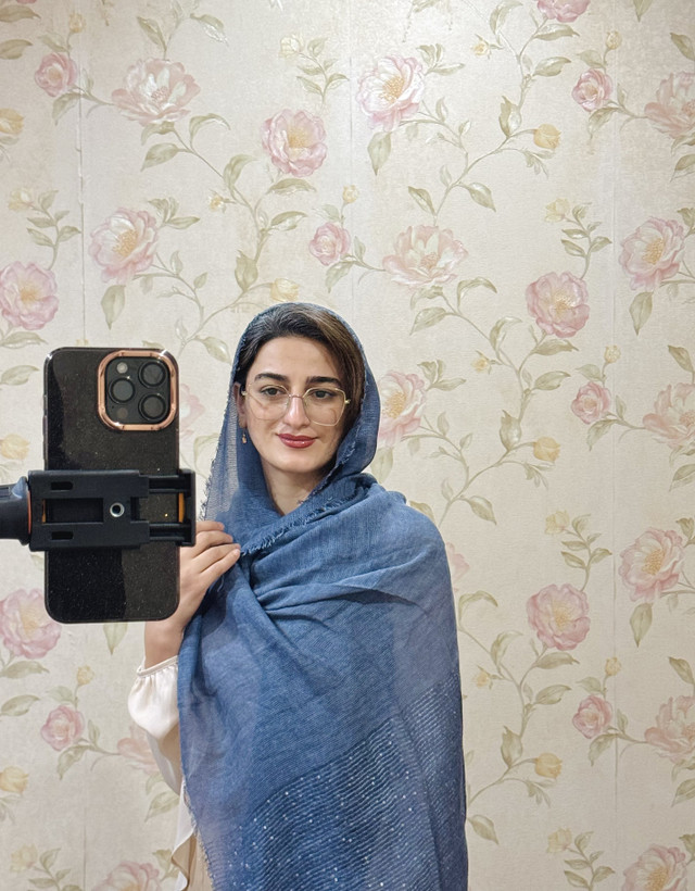 شال کنفی پولکی