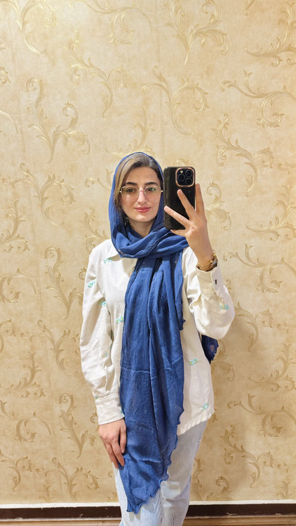 شال ماهی آبی درباری