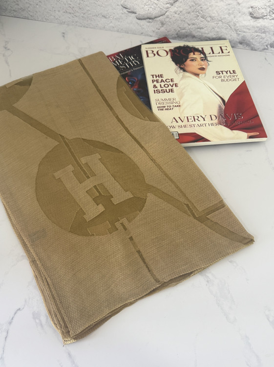 شال مجلسی نسکافه ای روشن