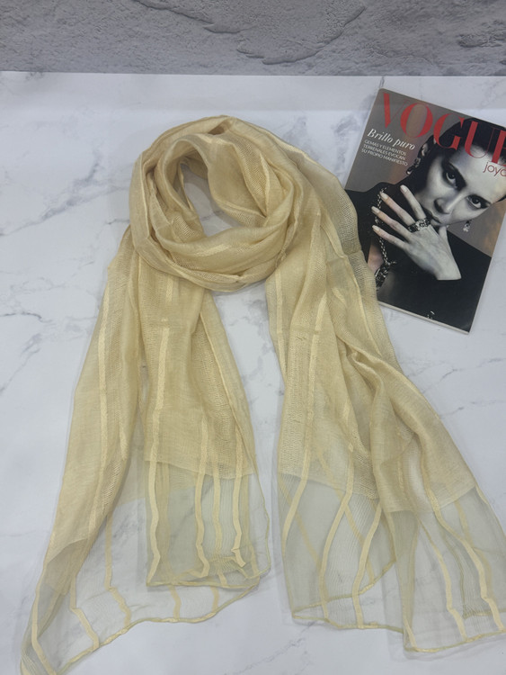 شال بهاره میله ای مجلسی کرمی